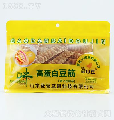 鄃心豆 高蛋白豆筋 120克